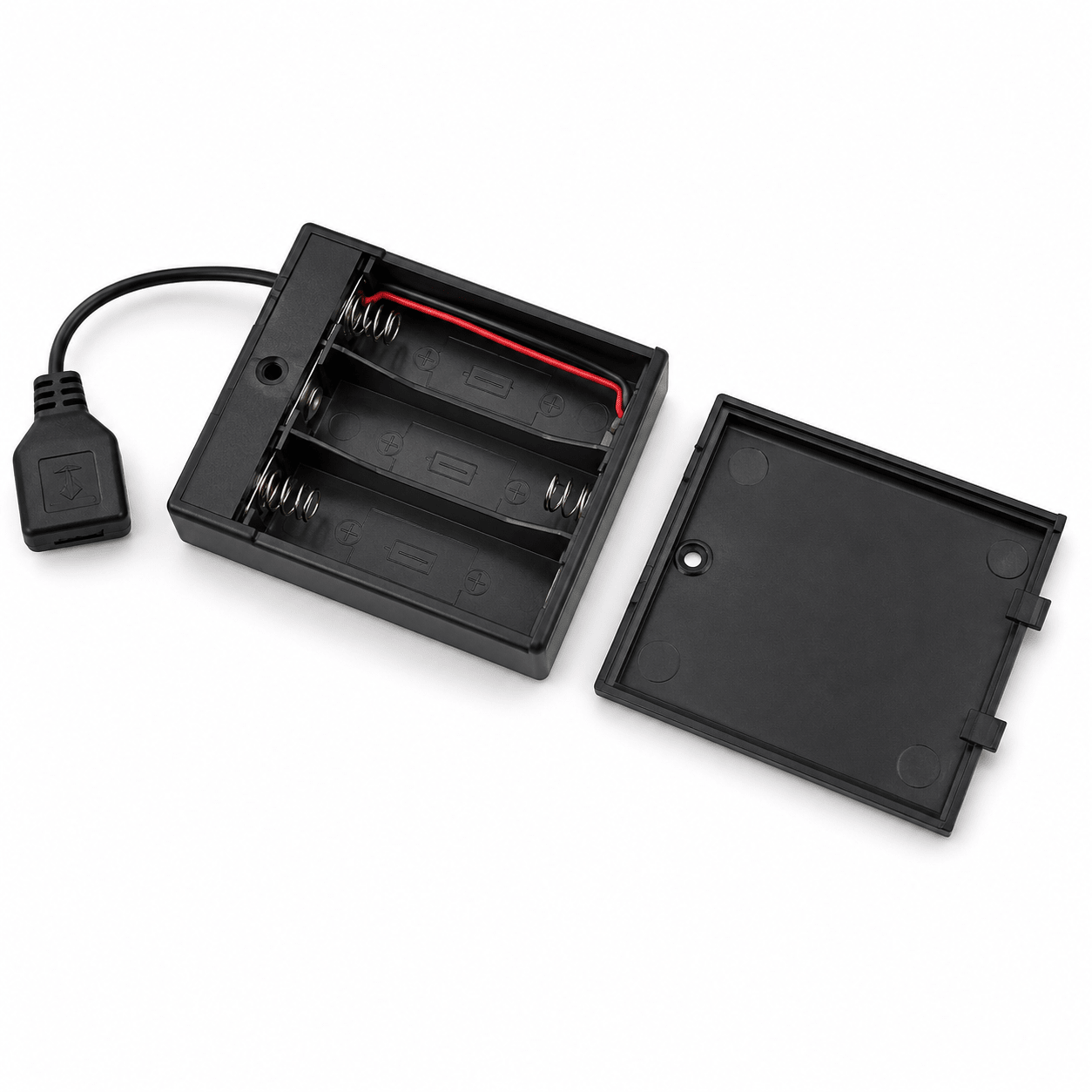 Batteriebox mit Dimmerkabel für LED - Leuchtbilder - Lichterinnerung