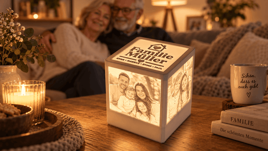 Geschenk für Eltern, die schon alles haben: 10 persönliche Ideen mit Erinnerungswert - Lichterinnerung