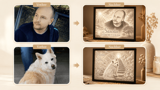 Welches Foto eignet sich für ein personalisiertes Lichtbild? - Lichterinnerung