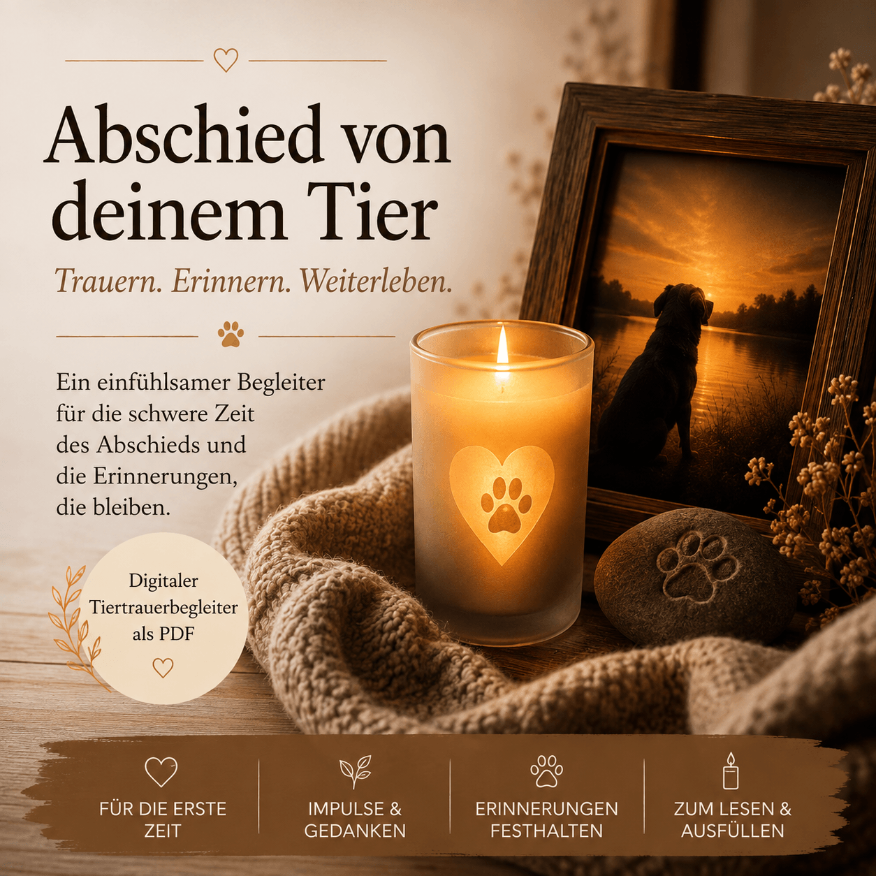 Abschied von deinem Tier – Digitales Buch (PDF) - Lichterinnerung