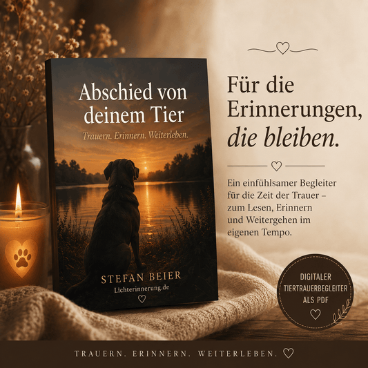 Abschied von deinem Tier – Taschenbuch + PDF Bundle - Lichterinnerung